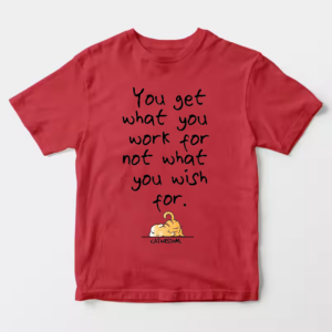 Cat Wisdom Work Hard Dream Big Unisex T-Shirt