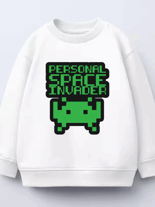 Certified Personal Space Invader Crewneck Sweatshirt