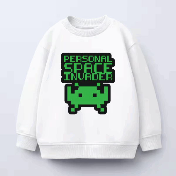 Certified Personal Space Invader Crewneck Sweatshirt