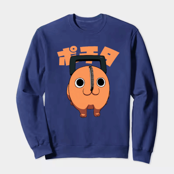 Chainsaw Man Pochita Japanese Devil Dog Crewneck Sweatshirt