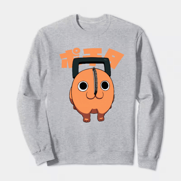 Chainsaw Man Pochita Japanese Devil Dog Crewneck Sweatshirt