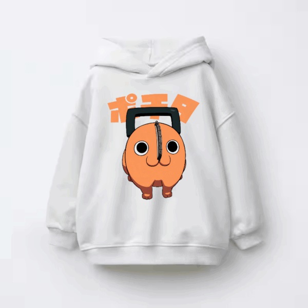 Chainsaw Man Pochita Japanese Devil Dog Kids Hoodie