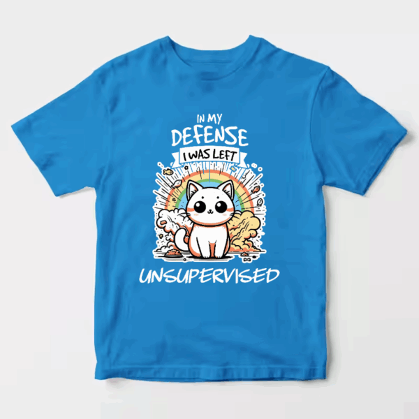 Chaos Mode Activated Funny Cat Alone Unisex T-Shirt