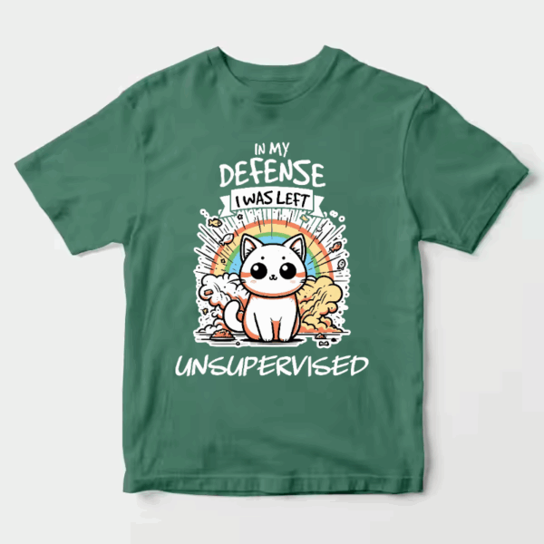 Chaos Mode Activated Funny Cat Alone Unisex T-Shirt