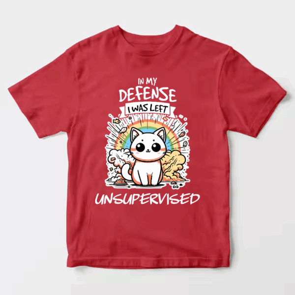 Chaos Mode Activated Funny Cat Alone Unisex T-Shirt