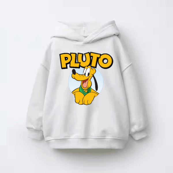 Cheerful Pluto the Pup Kids Hoodie