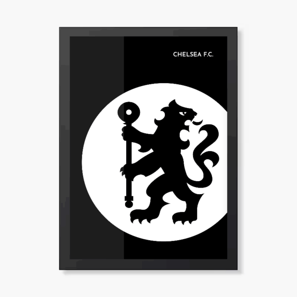 Chelsea FC Black Edition Poster