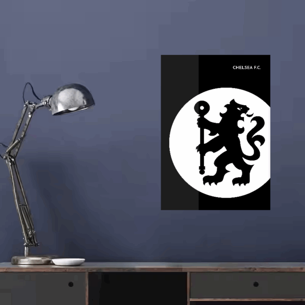 Chelsea FC Black Edition Poster