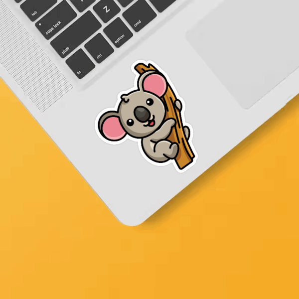 Chill Out Koala Tree Hugger Sticker Chill Out Koala Tree Hugger Sticker