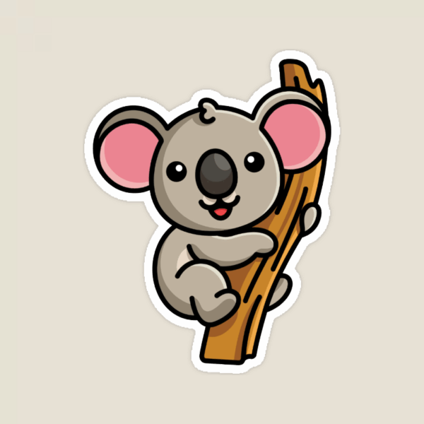 Chill Out Koala Tree Hugger Sticker Chill Out Koala Tree Hugger Sticker