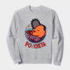 Chill Out with Ponchita Chainsaw Man Relaxing Crewneck Sweatshirt
