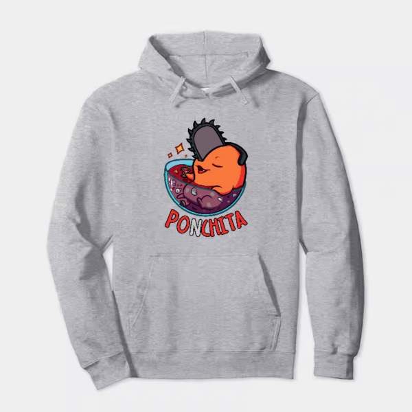 Chill Out with Ponchita Chainsaw Man Relaxing Hoodie