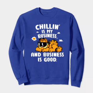 Chillin Expert Garfield Living the Easy Life Crewneck Sweatshirt