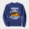 Chillin Expert Garfield Living the Easy Life Crewneck Sweatshirt