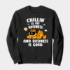 Chillin Expert Garfield Living the Easy Life Crewneck Sweatshirt