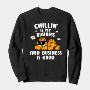 Chillin Expert Garfield Living the Easy Life Crewneck Sweatshirt