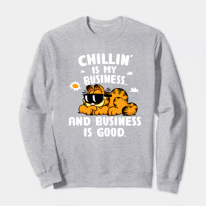 Chillin Expert Garfield Living the Easy Life Crewneck Sweatshirt