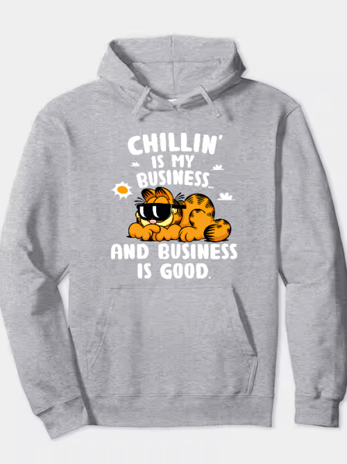 Chillin Expert Garfield Living the Easy Life Hoodie