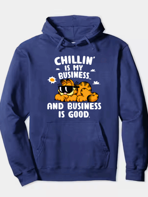 Chillin Expert Garfield Living the Easy Life Hoodie