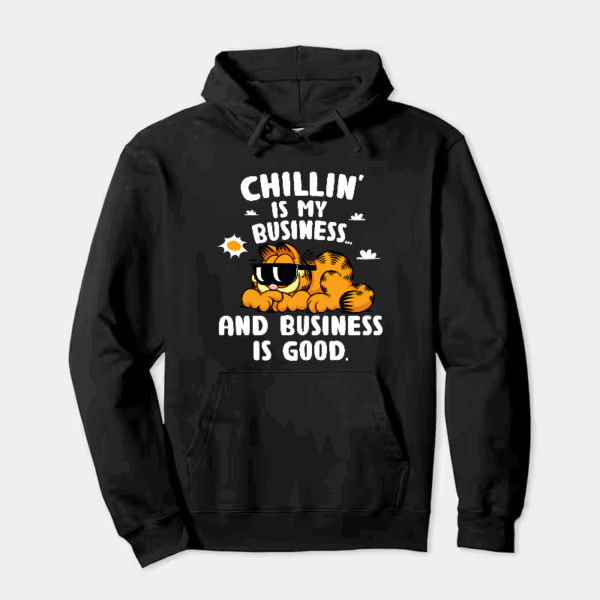 Chillin Expert Garfield Living the Easy Life Hoodie