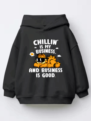 Chillin Expert Garfield Living the Easy Life Kids Hoodie