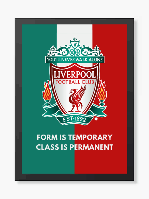 Class Is Permanent Liverpool Red Spirit Poster