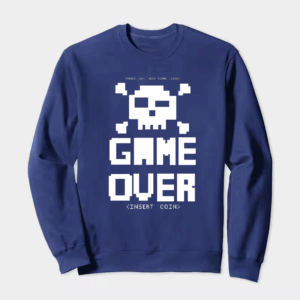 Classic Arcade Game Over Crewneck Sweatshirt
