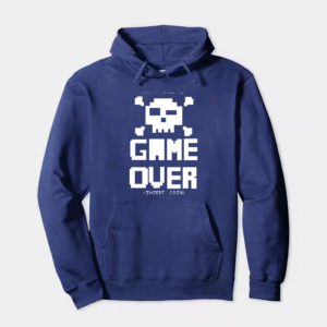 Classic Arcade Game Over Hoodie