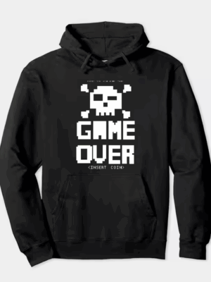 Classic Arcade Game Over Hoodie