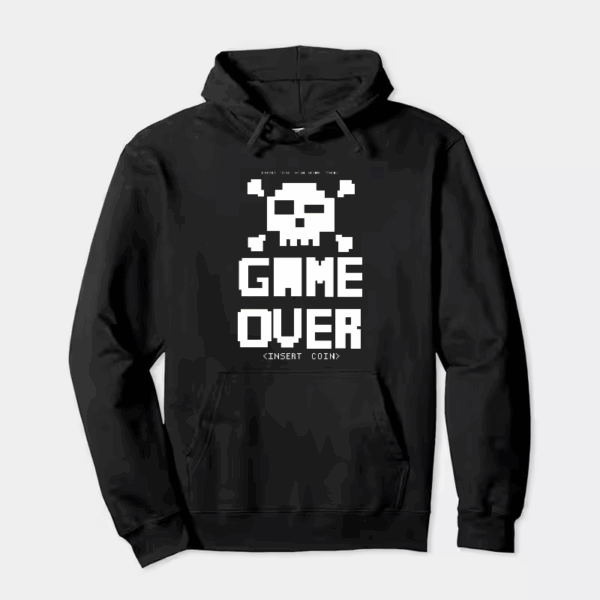 Classic Arcade Game Over Hoodie