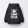 Classic Arcade Game Over Kids Hoodie
