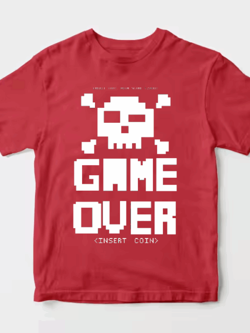Classic Arcade Game Over Unisex T-Shirt