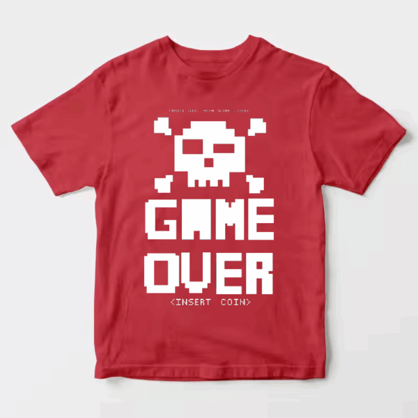 Classic Arcade Game Over Unisex T-Shirt