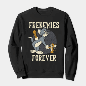 Classic Chaos Tom and Jerry Forever Frenemies Crewneck Sweatshirt