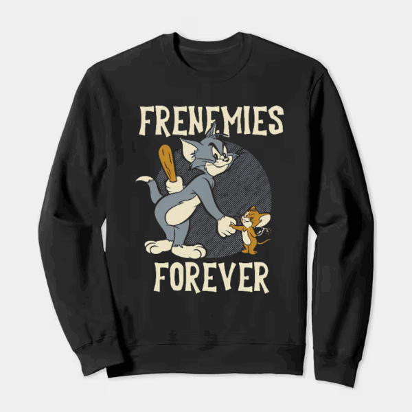 Classic Chaos Tom and Jerry Forever Frenemies Crewneck Sweatshirt