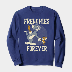Classic Chaos Tom and Jerry Forever Frenemies Crewneck Sweatshirt
