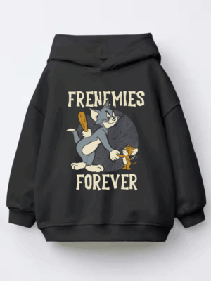 Classic Chaos Tom and Jerry Forever Frenemies Kids Hoodie