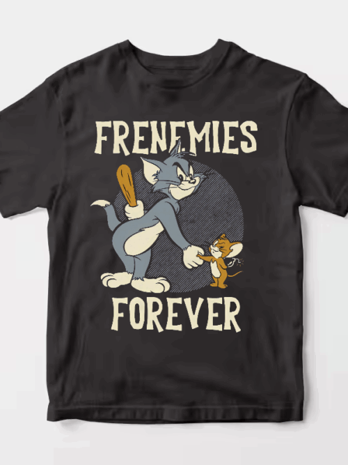 Classic Chaos Tom and Jerry Forever Frenemies Unisex T-Shirt