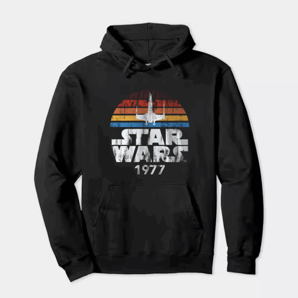 Classic Force Awakens Retro Star Wars 1977 Hoodie