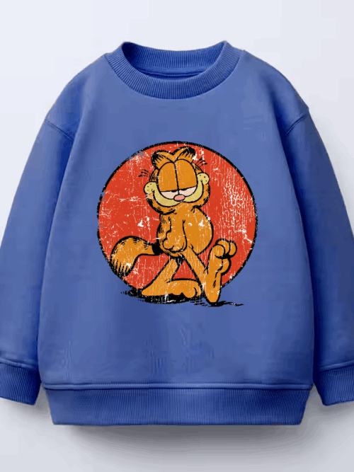 Classic Garfield Retro Attitude Crewneck Sweatshirt