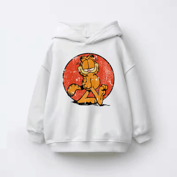 Classic Garfield Retro Attitude Kids Hoodie
