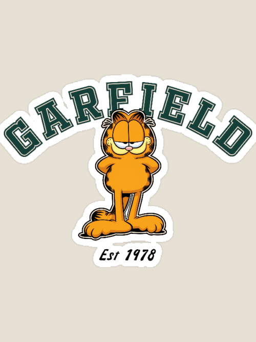 Classic Garfield Sticker