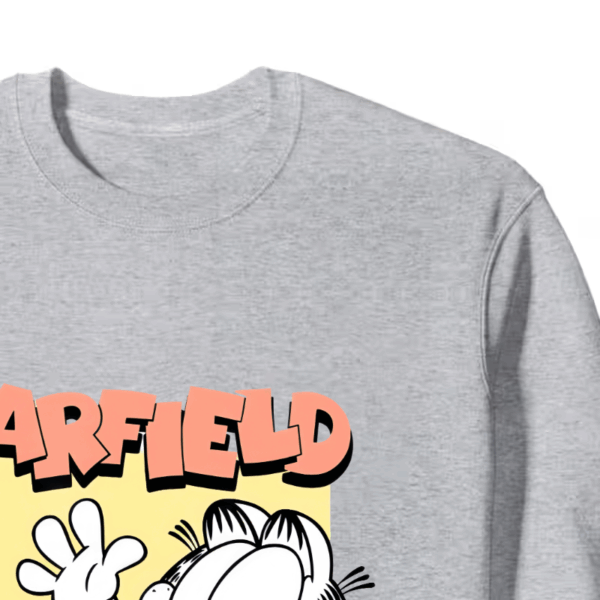 Classic Garfield Vintage Comic Style Lazy Cat Crewneck Sweatshirt