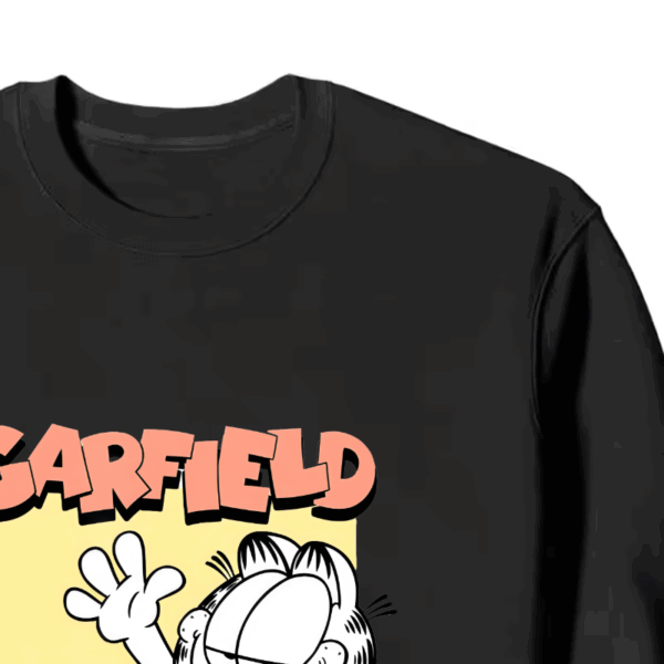 Classic Garfield Vintage Comic Style Lazy Cat Crewneck Sweatshirt