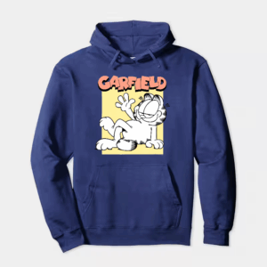 Classic Garfield Vintage Comic Style Lazy Cat Hoodie