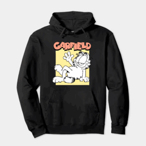 Classic Garfield Vintage Comic Style Lazy Cat Hoodie
