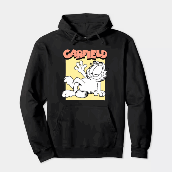 Classic Garfield Vintage Comic Style Lazy Cat Hoodie
