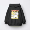 Classic Garfield Vintage Comic Style Lazy Cat Kids Hoodie