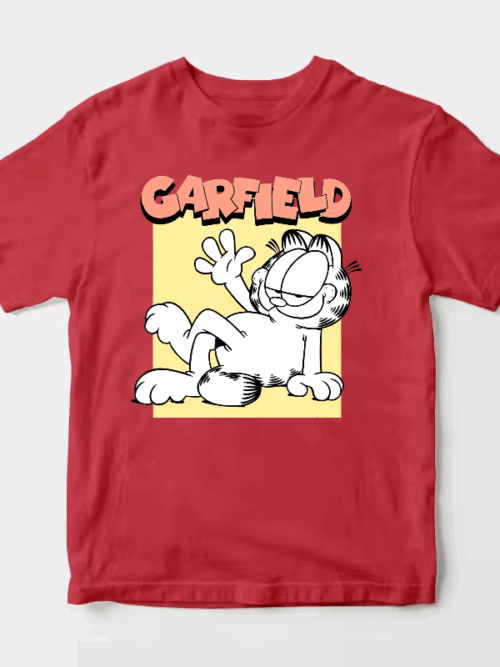 Classic Garfield Vintage Comic Style Lazy Cat Unisex T-Shirt