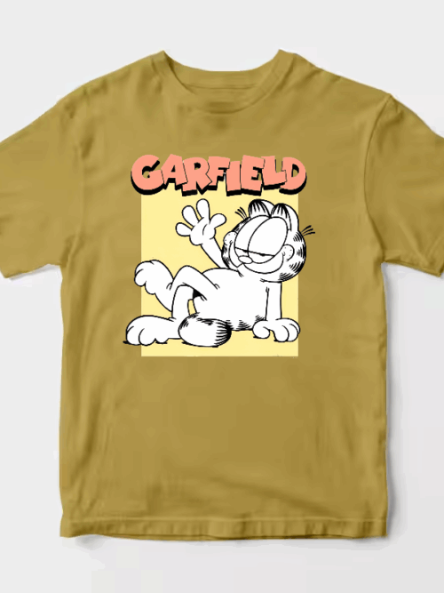 Classic Garfield Vintage Comic Style Lazy Cat Unisex T-Shirt